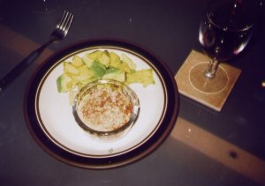 Crabe Beninoise with avocado salad